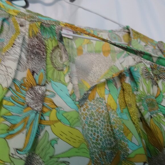 womens patterned vintage stunning blouse size XS - brand new - Picture 5 of 9